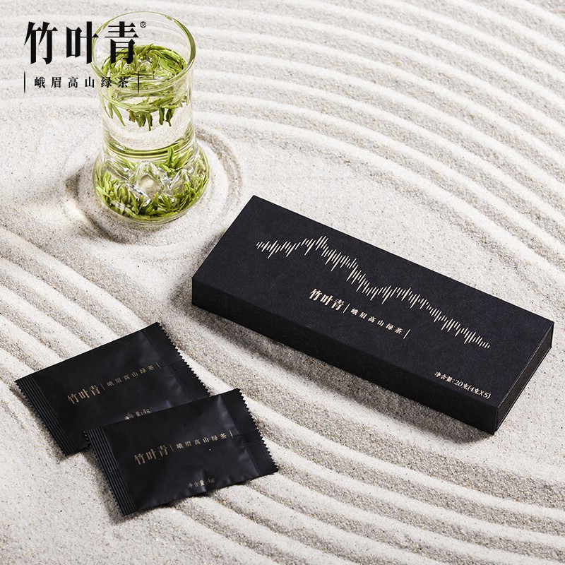 竹叶青2021春茶特级(静心)峨眉高山绿茶20g/盒