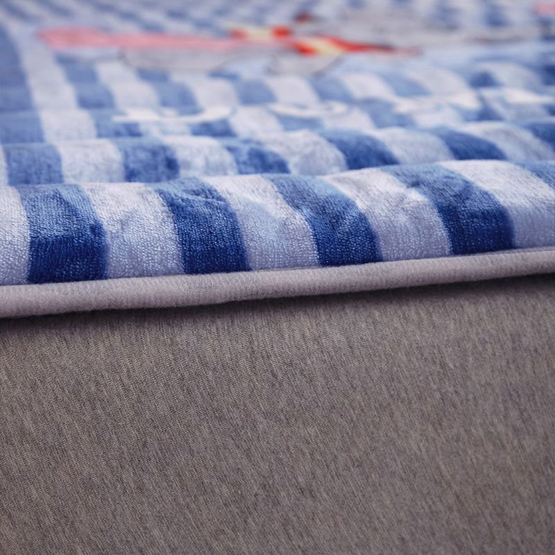 sleepybear法兰绒床垫秋冬季加厚可机洗榻榻米床垫保暖垫子学生宿舍