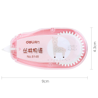 得力（deli） 修正带学生用涂改带改正带改字带修改带 丛林物语20m*4个 8148