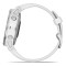 佳明(GARMIN)Fenix6S不锈钢银色表圈白色硅胶表带GPS户外智能手表血氧跑步越野GPS导航腕表普通版
