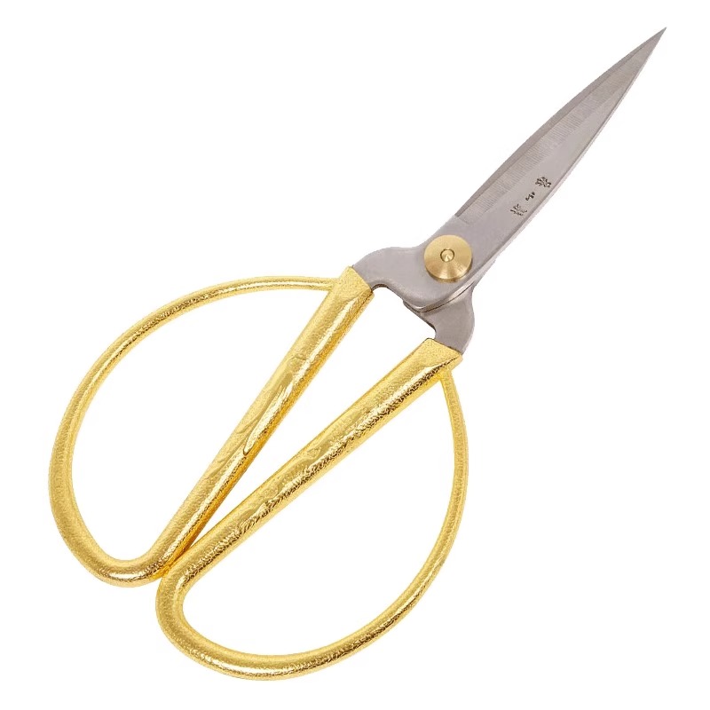 张小泉剪刀家用手工剪纸剪线头十字绣专用小剪刀金色龙凤剪子8138高清大图
