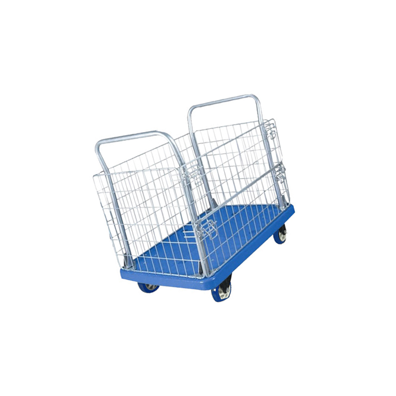 苏识 ZWG-60 60*90cm蓝dan轮 网格平板手推车 (计价单位:辆) 蓝色高清大图