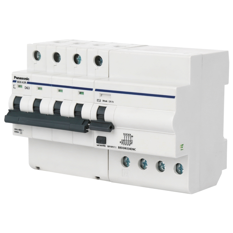 松下(Panasonic)漏电保护器家用双极小型漏电开关20A16A32A63A漏电断路器BBDE26331CNC