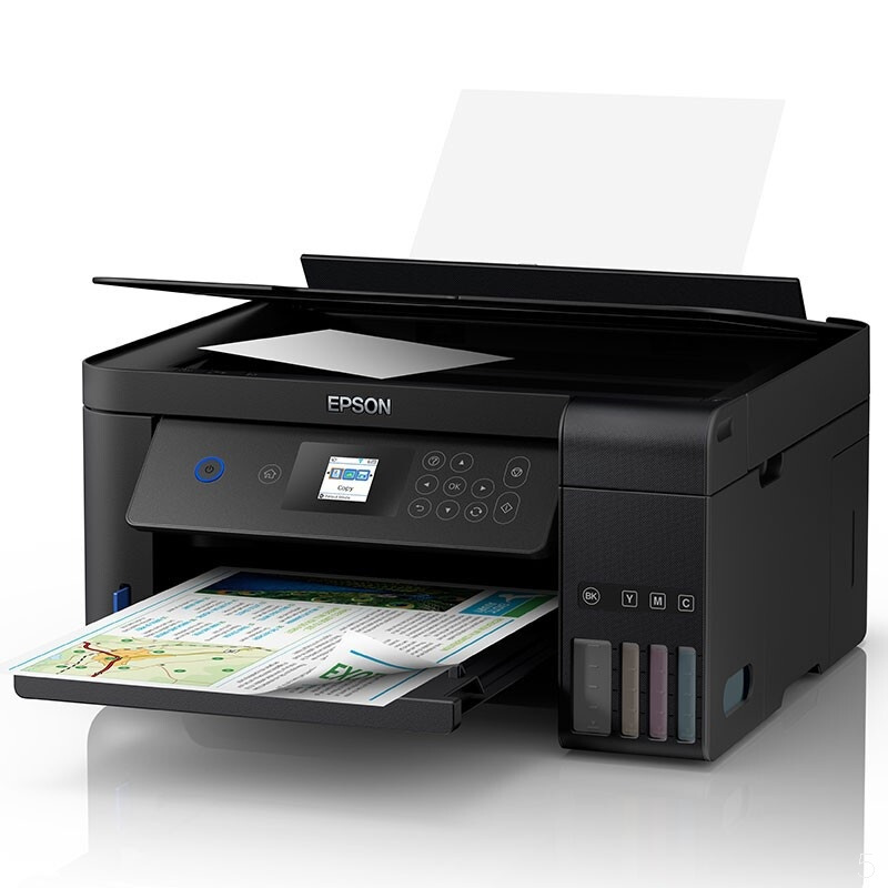 爱普生EPSON 墨仓式喷墨打印机L3151 L3153 L4168 办公家用打印复印扫描一体机 L4168 打印机