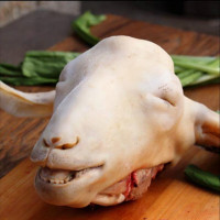 巴林牧场草原羔羊头肉 2kg 去骨去牙齿 人工热水腿毛 7-8分熟