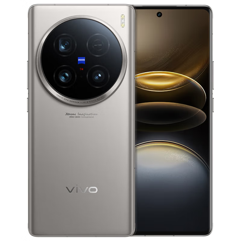 vivo X100 Ultra 钛色 12GB+256GB 骁龙8 Gen3性能芯 蓝图影像芯片V3+ 蔡司超级长焦 5G 拍照 手机