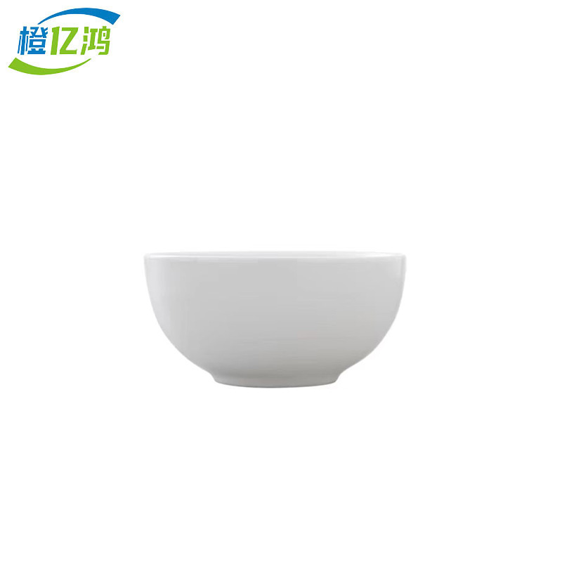橙亿鸿 包厢餐具纯白骨瓷小汤碗 4英寸/个高清大图