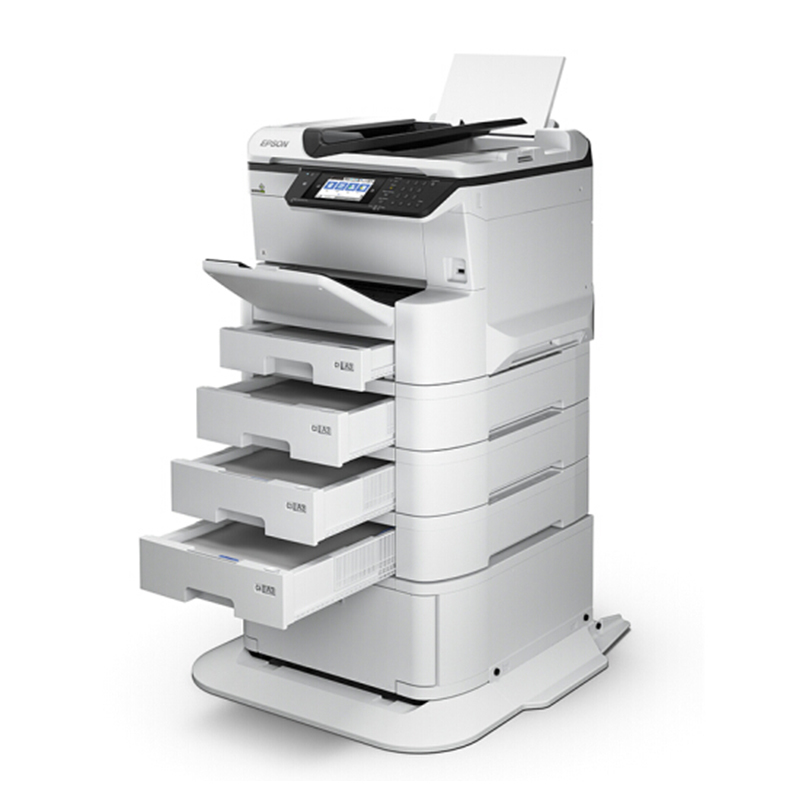 爱普生(EPSON) WF-C8690a A4/A3+彩色喷墨墨仓大中型办公数码复合机打印机 含4个纸盒+工作台选件