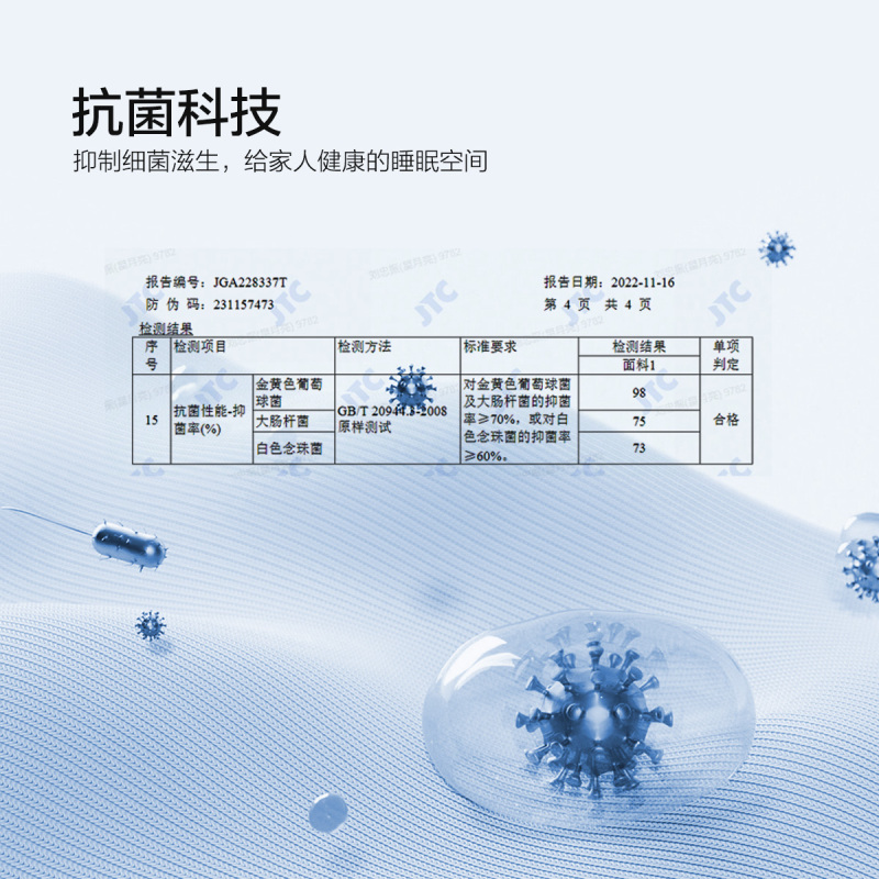 水星家纺抗菌棉花夏被A类被芯夏凉被学生宿舍被子空调被23年新品