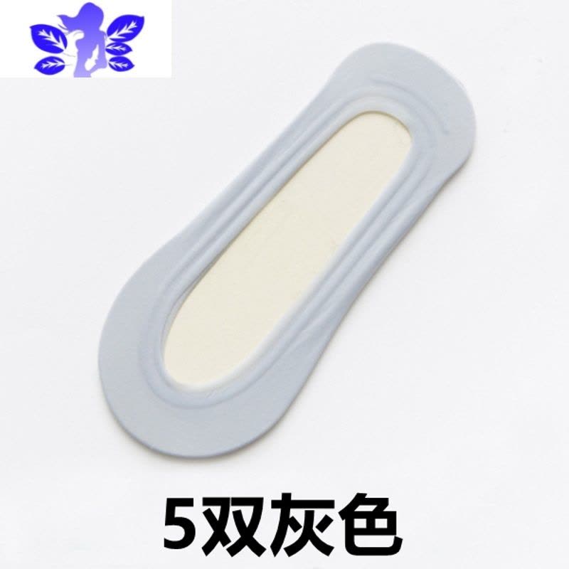Ideamini床袜女夏季冰丝浅口隐形袜子蕾丝船袜薄款硅胶防滑不掉跟袜子图片