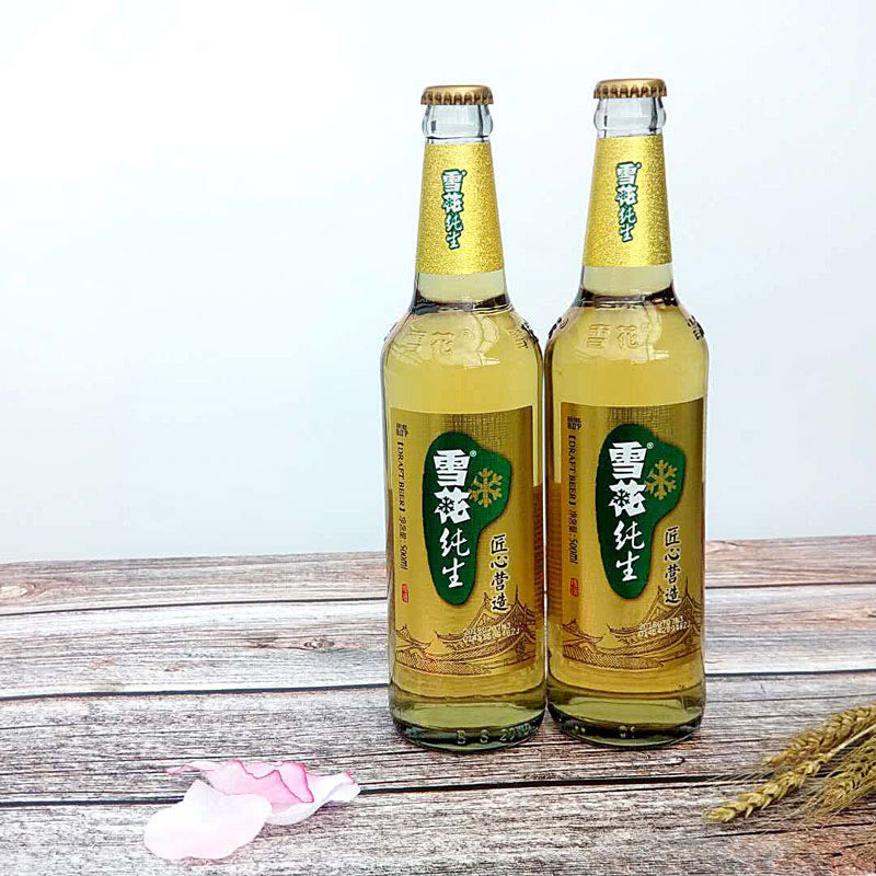雪花瓶装纯生500ml12瓶件