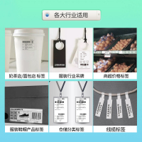 得力(deli)DL-886A(NEW)热敏不干胶打印机 58MM电子面单二维码条码不干胶标签打印 服装快递仓储物流