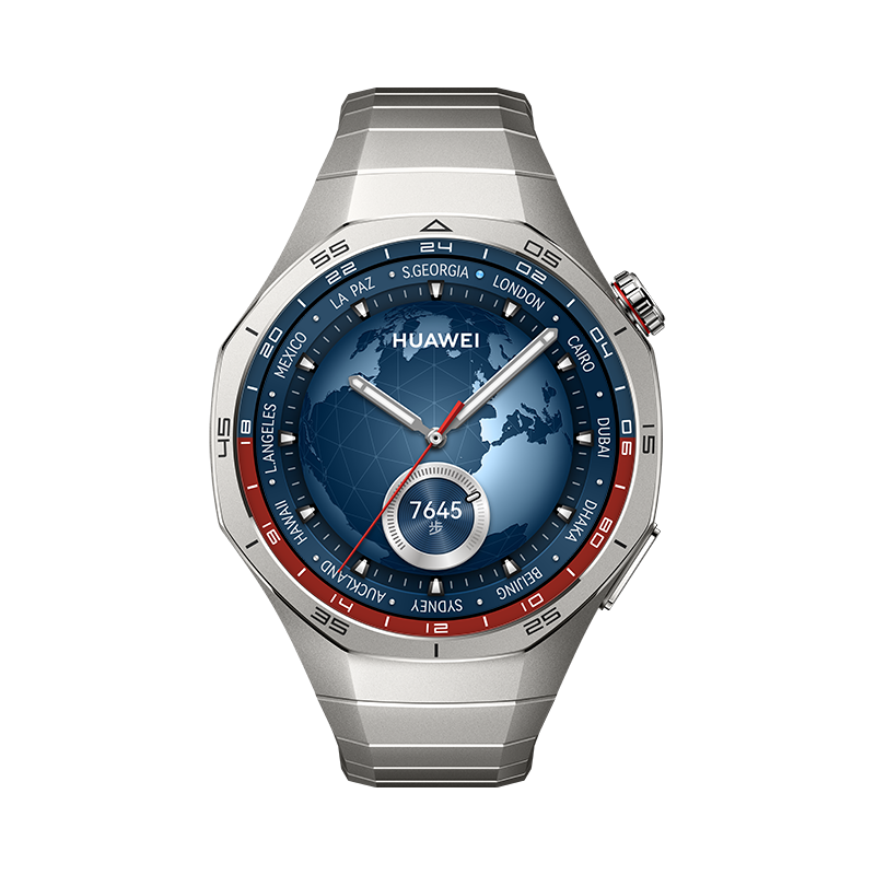 HUAWEI/华为 WATCH GT 5 Pro 42mm 冰川白 白色氟橡 玄玑感知系统 纳米微晶陶瓷 进阶运动高清大图