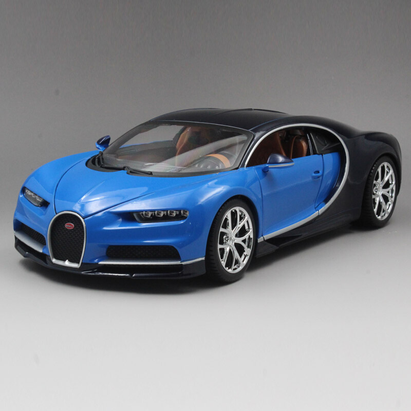 比美高bburago 1:18 布加迪 chiron 仿真合金汽车模型 divo 布加迪