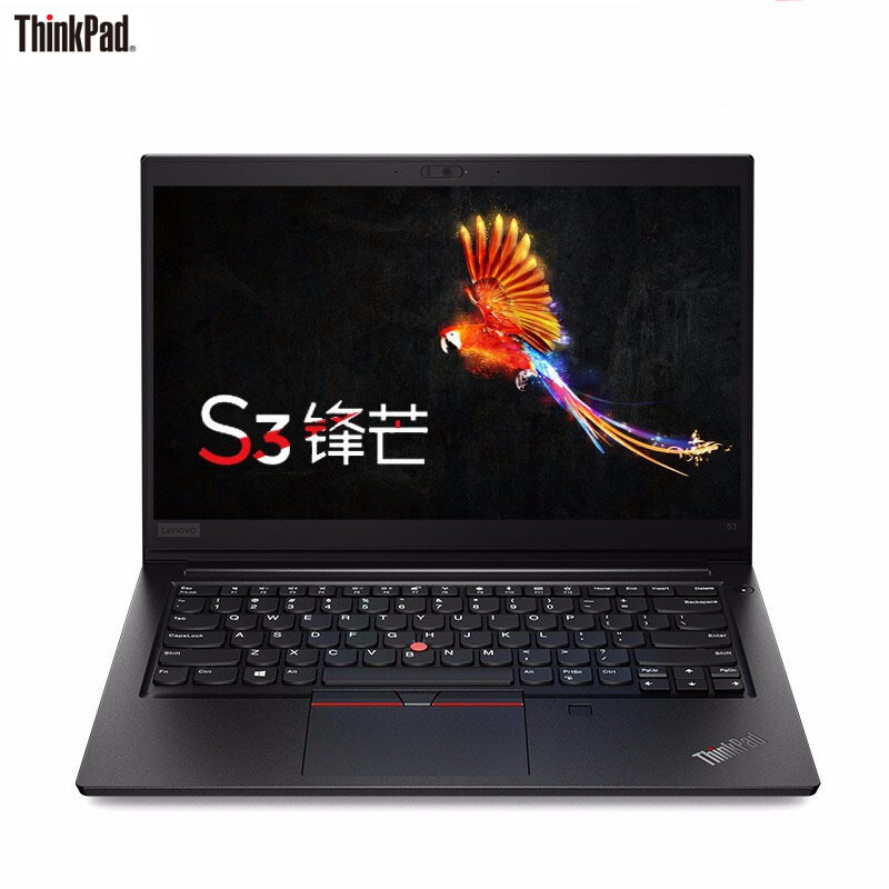联想ThinkPad S3 锋芒 (0CCD) 第八代英特尔®酷睿™i5 14英寸轻薄本笔记本电脑 i5-8265U 8G 256GSSD 2G独显 FHD 石墨黑高清大图