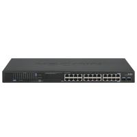 新华三(H3C)MS4024P-PWR-EI 24口千兆电+2千兆光纤口非网管企业级网络安防监控POE交换机225W供电