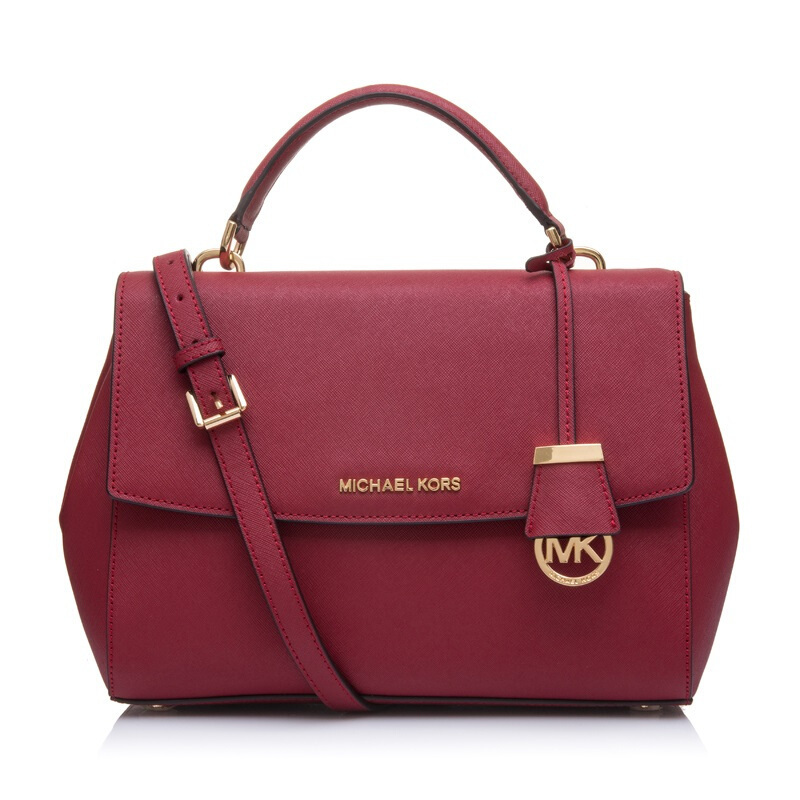 迈克·科尔斯(MICHAEL KORS) MK女包 中号包盖式牛皮剑桥包女士单肩包手提包手拎包30T5GAVS3L