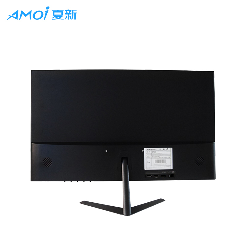 夏新AMOI 23.8英寸直面黑红色电脑显示器游戏办公家用电脑显示屏高清屏144Hz电竞显示器组装机显示器