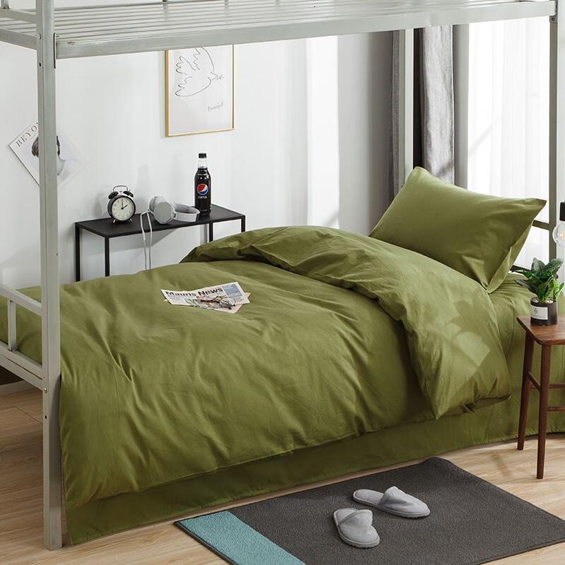 伊伊爱 TJ0JD02100878 150*215cm 军绿内务热熔棉室六件套 (计价单位:套) 绿色