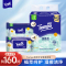 Tempo得宝洋甘菊湿厕纸40片4包+10片2便携小包共180片湿巾 家用便携式可冲散卫生湿厕纸经期可用(新旧混发)