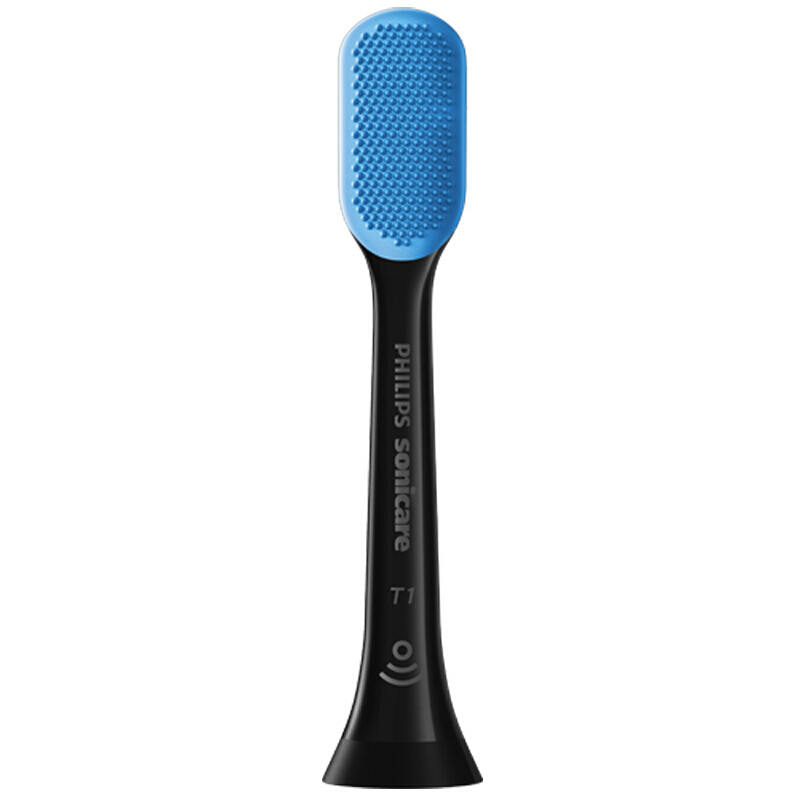 飞利浦(PHILIPS) 电动牙刷头 智臻舌苔清洁 2支装 黑色 HX8072/11 适配HX9924 HX9903 H