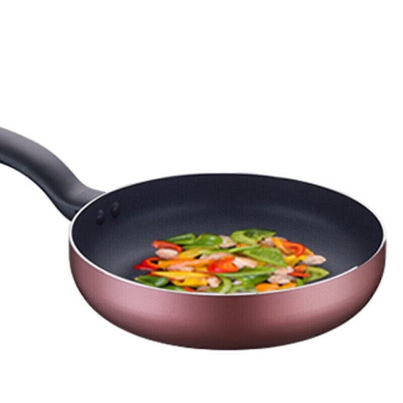苏泊尔(SUPOR)味家系列火红点炒锅30CM+煎锅24CM两件套锅具VTP1604T高清大图