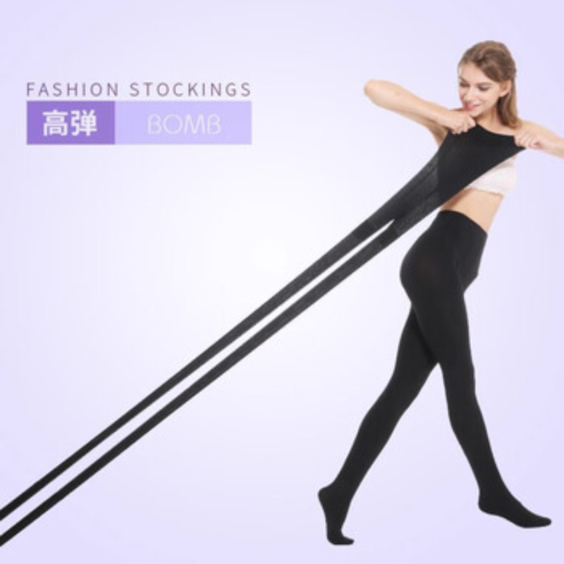 苏宁 浪莎 丝袜 黑色女薄款防勾丝春秋季连裤袜 黑色踩脚1+黑色踩脚1 1800D薄绒款(适合9~19℃)高清大图