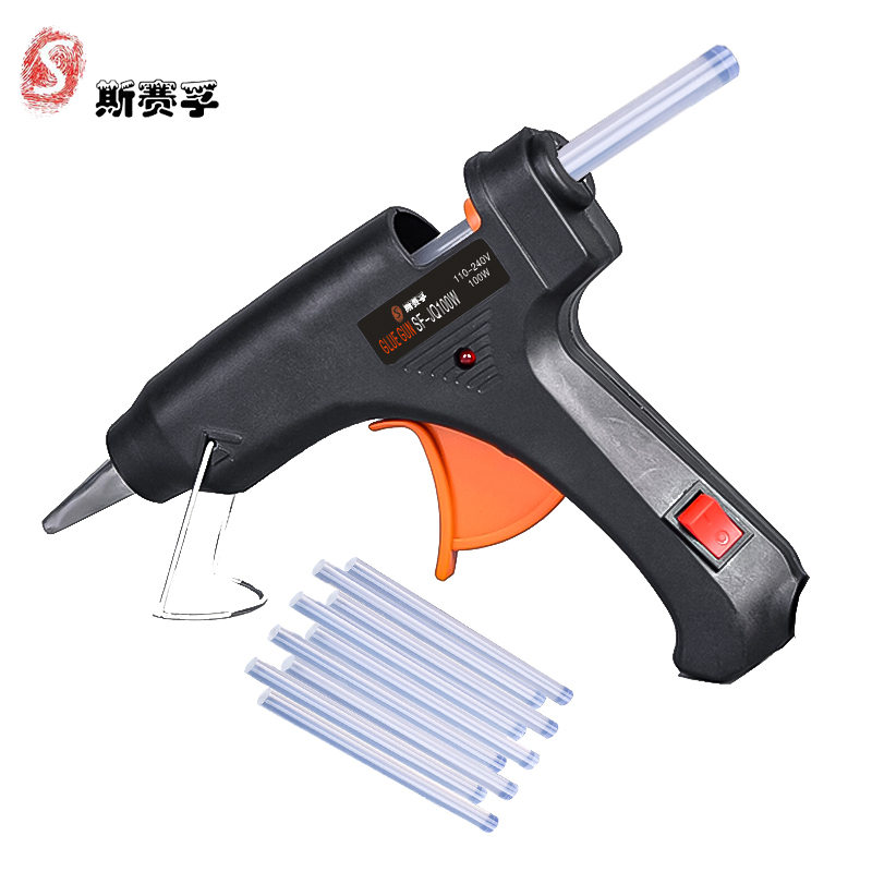 斯赛孚SF-JQ100W热熔胶枪胶水枪(含11mm*190mm胶棒10根)5套起订