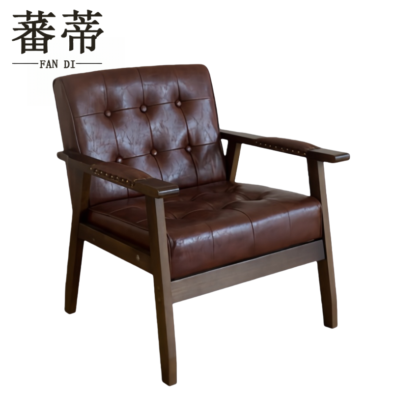 蕃蒂沙发椅办公沙发高清大图