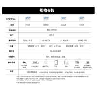 三星(SAMSUNG)256GB TF(MicroSD)高速存储卡 EVO Plus U3 V30 A2读130MB/s