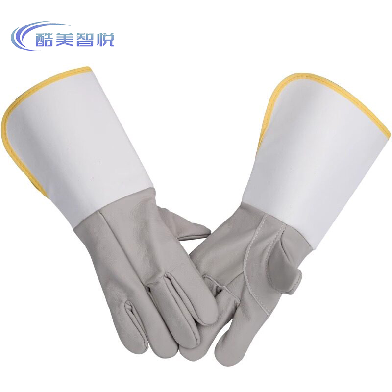 酷美智悦 牛皮电焊手套38cm KM-FH318 双高清大图