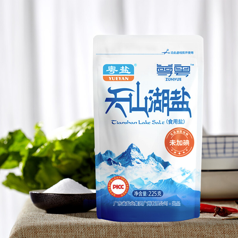 尊粤未加碘天山湖盐225g
