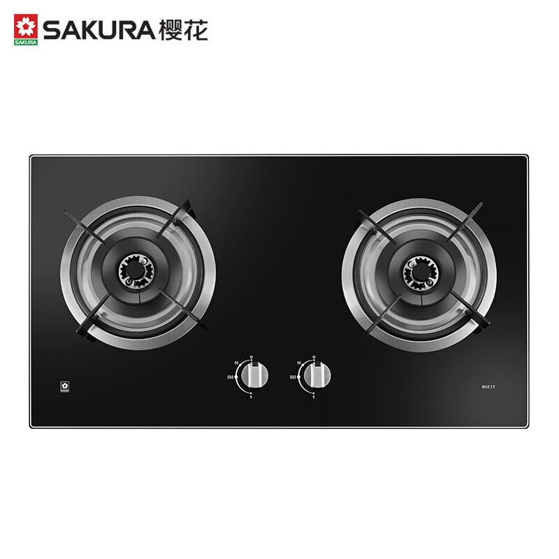 樱花(SAKURA)燃气灶煤气炉天然液化气灶台嵌两用双灶猛火家用 [液化气]4.2KW高效直火