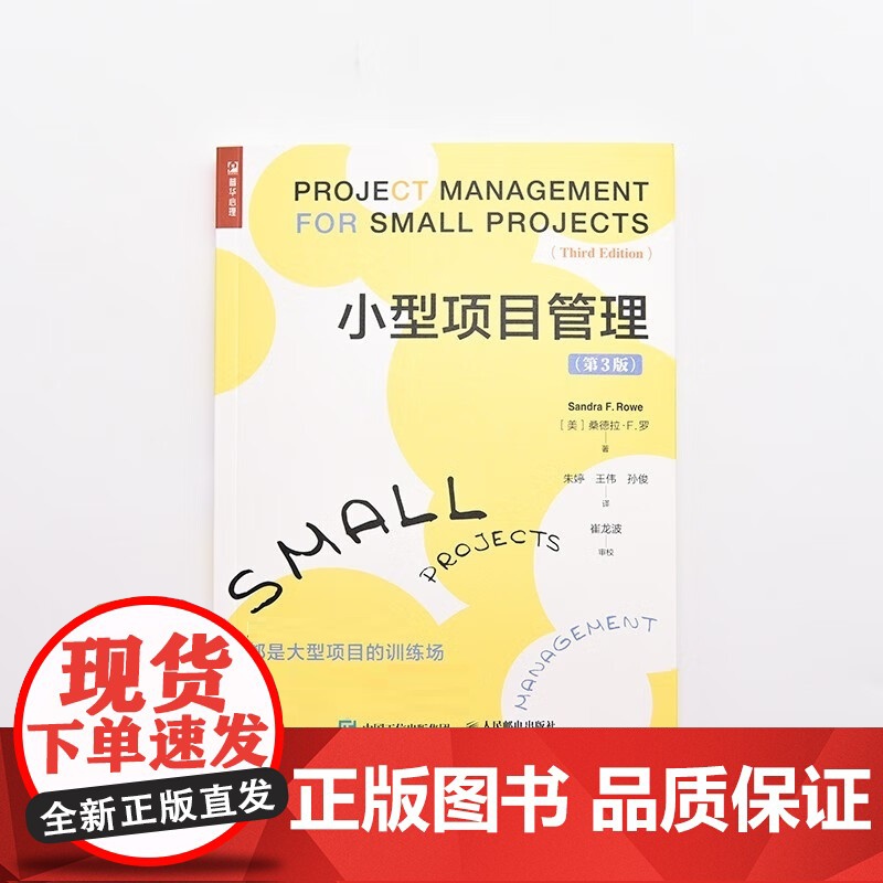 小型项目管理 第3版 桑德拉·F.罗 著 所有的小型项目都是大型项目的训练场 管理高清大图