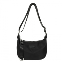 斜挎包包新款牛津防水帆布包简约休闲腋下包大容量便携单肩包 黑色