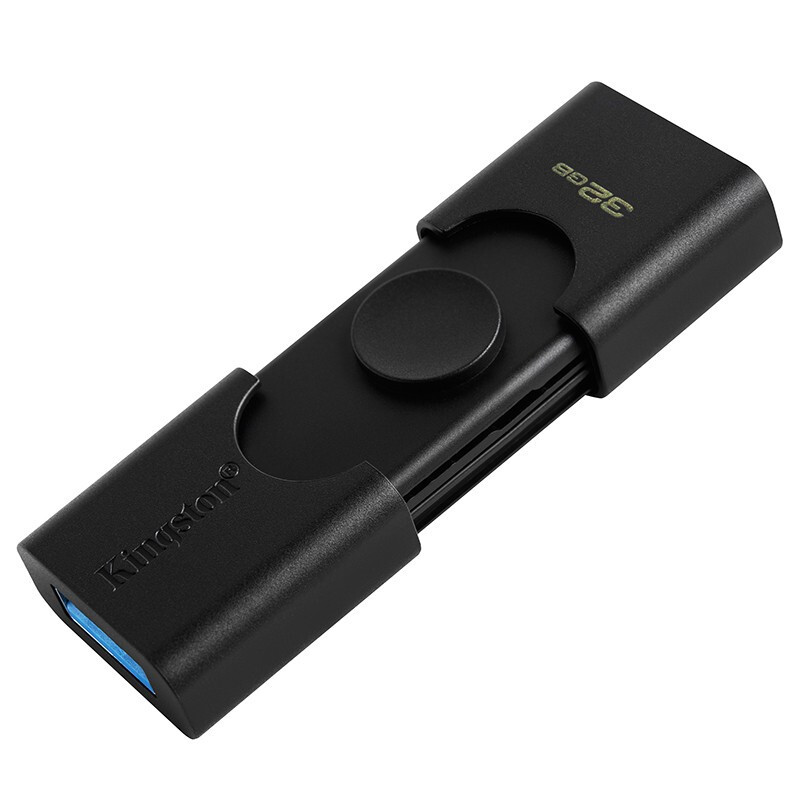 金士顿(Kingston)32GB Type-C USB3.2 手机U盘 DTDE 双接口 双滑盖外壳设计