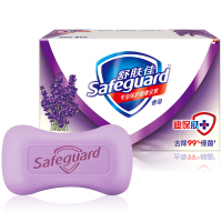 舒肤佳(Safeguard ) 香皂 薰衣草舒缓呵护香皂 125g/块 72块/箱 一箱装
