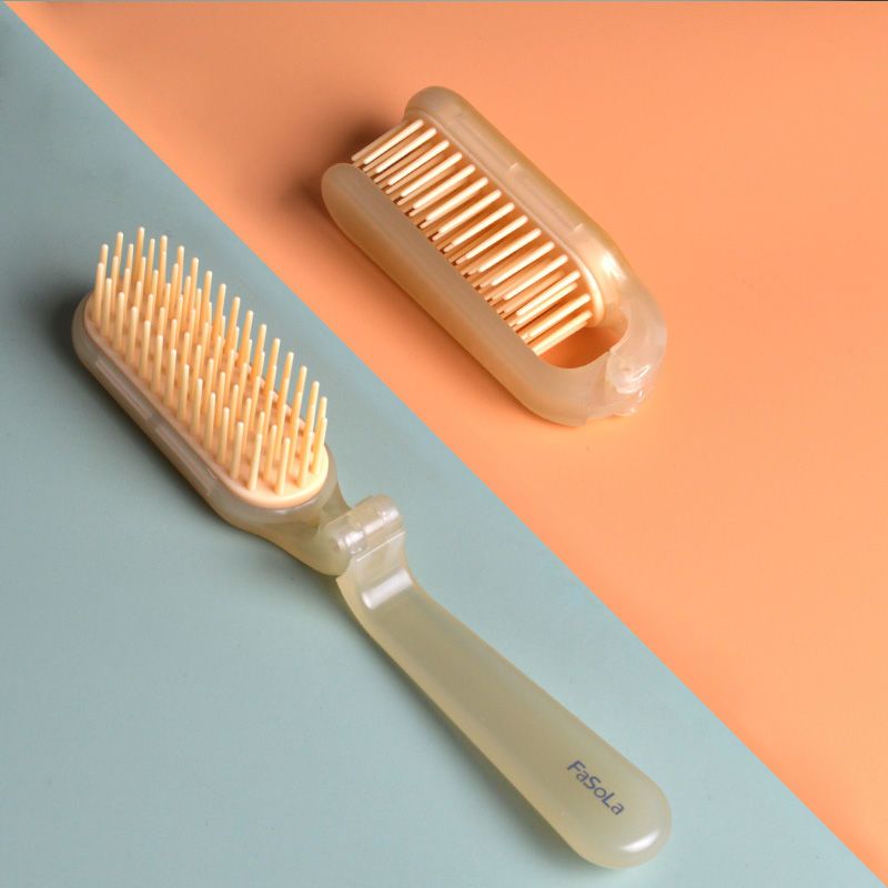 可爱日系少女心学生防折叠梳子小巧旅行便携随身小号刘海长发迷你可爱