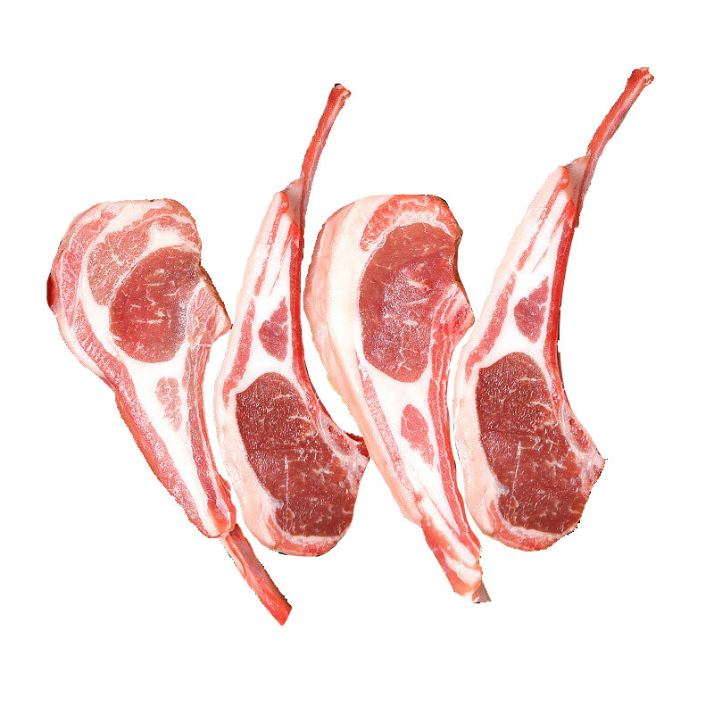 泓花会锡盟有机苏尼特羔羊肉-法式羊排400g*3袋高清大图