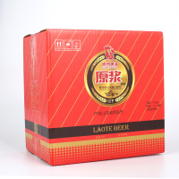 崂特（LAOTE BEER）山东青岛啤酒原浆桶装 红罐礼盒 浑浊型 12度 崂山水精酿啤酒 1L*6桶