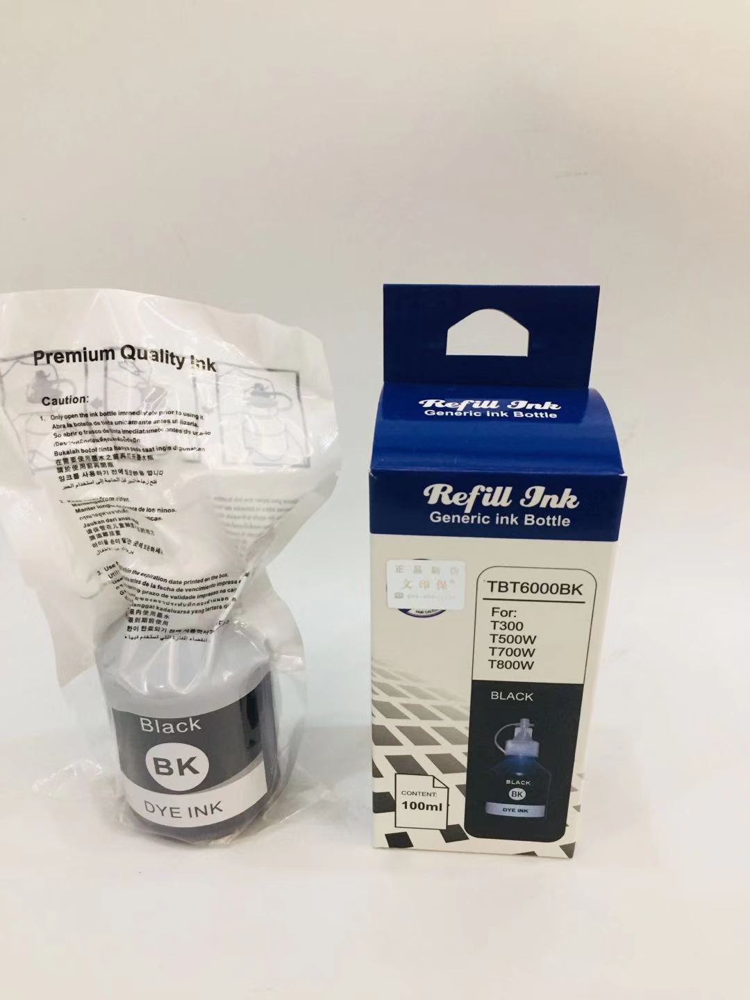 文印保TBT6000BK黑色墨水 适用于兄弟T300/T500W/T700W高清大图