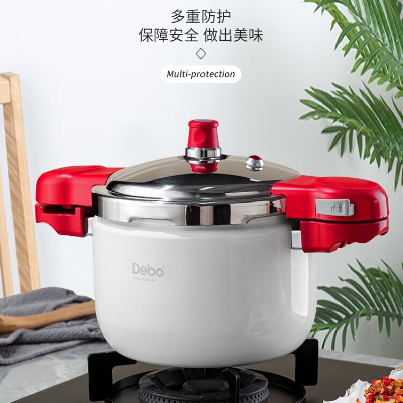 德铂(Debo) 汤普森20cm高压锅 DEP-DS452高清大图