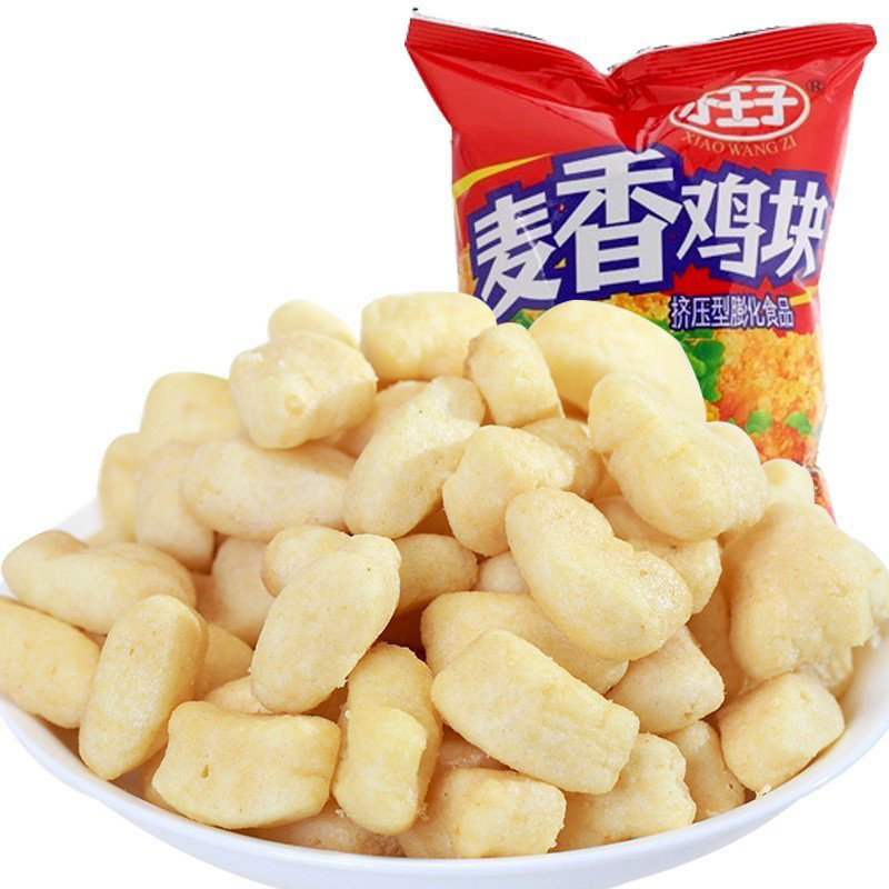 小王子麦香鸡块辣子鸡味108g袋美味休闲零食