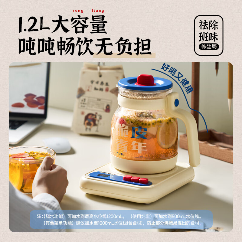 蓝宝(BLAUPUNKT) BP-HP02 养生壶 [含茶漏]煮茶壶烧水壶 柔音 颜色随机高清大图