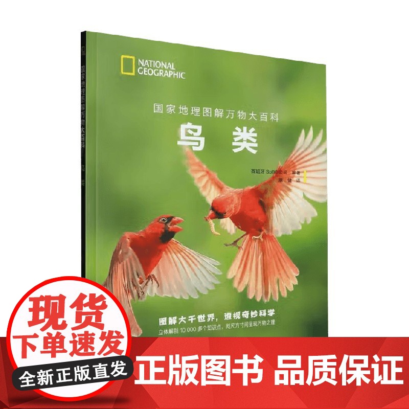 国家地理图解万物大百科 鸟类 西班牙Sol90公司 著 科普百科高清大图