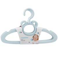 世纪宝贝(babyhood) 小熊衣架宝宝防滑衣架 五个装BH-724 天蓝色