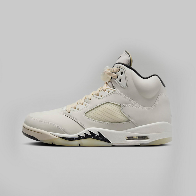 耐克airjordan5aj5米棕色盐白男子复古高帮运动篮球鞋fn7405100视频