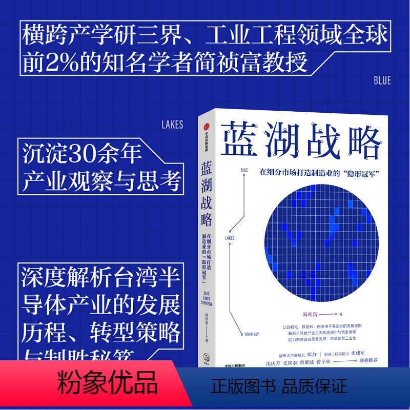 【正版】蓝湖战略 在细分市场打造制造业的隐形冠军 简祯富著 半导体产业的发展脉络与前沿应用 出版