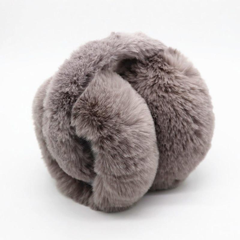 灰色耳暖 耳罩冬季女保暖可爱学生韩版耳套成人护耳套加厚毛绒耳暖