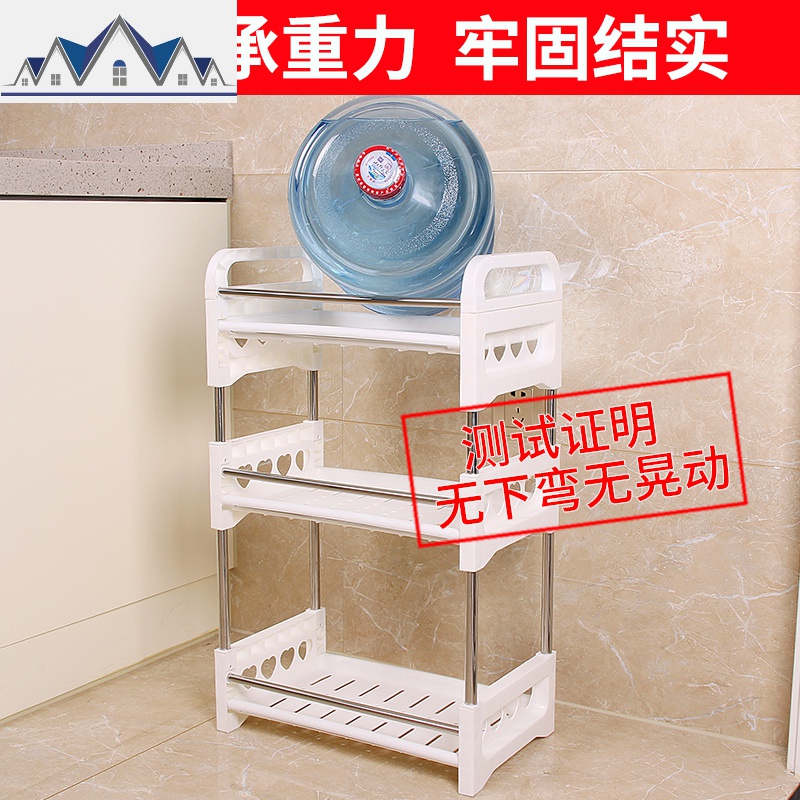 厨房置物架落地多层收纳用品调味调料架子盒瓶转角不锈钢佐料架3 三维工匠高清大图